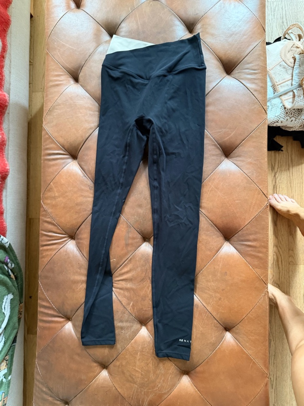 Pe nation 2 tone black leggings